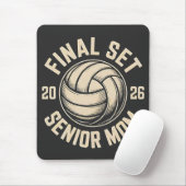 Eindset Senior Moeder 2026 Afstuderen Volleybal Muismat (Met muis)