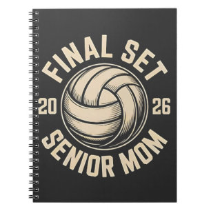 Eindset Senior Moeder 2026 Afstuderen Volleybal Notitieboek
