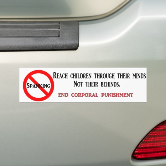 Eindstraf Bumpersticker (Op auto)