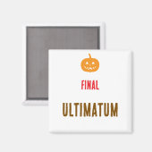 Eindtekst ultimatum magneet (Voorkant / Achterkant)
