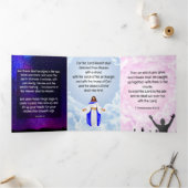 Eindtijd Evangelie Tractaat Drieluik Kaart (Binnen)