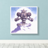 Eindtijd - Greg Baldwin of CreatureBox Canvas Afdruk (Insitu (Houten vloer))