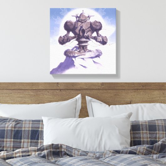 Eindtijd - Greg Baldwin of CreatureBox Canvas Afdruk (Insitu (Slaapkamer))