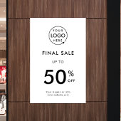Eindverkoop | Korting op zakelijke Logo Poster