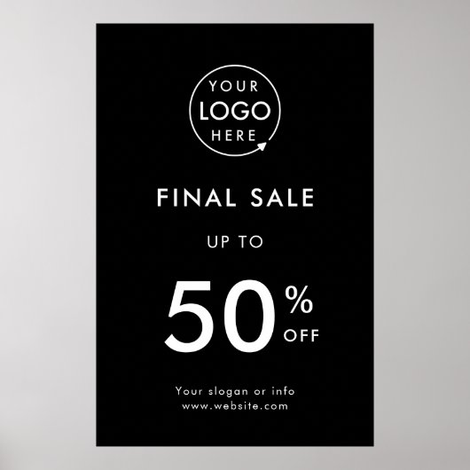 Eindverkoop | Zakelijke gebeurteniswinkelkorting z Poster (Voorkant)