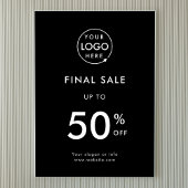 Eindverkoop | Zakelijke gebeurteniswinkelkorting z Poster