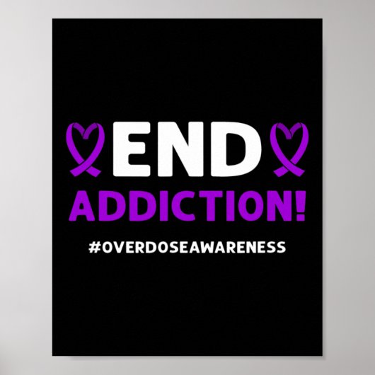 Eindverslaving! Paarse lint. Overdosering Poster (Voorkant)