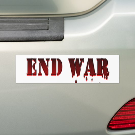 EINDWAR BUMPERSTICKER (Op auto)