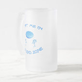 Eindzone Frisbee Matglas Bierpul (Voorkant links)