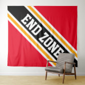 EINDZONE Heldere Sportieve Rood Zwarte Slanke Stre Wandkleed (In Situ (horizontaal))