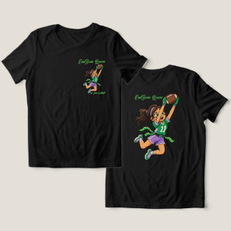Eindzone Koningin Cartoon Tri-Blend Shirt