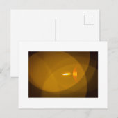 Eine brennende Kerze Briefkaart (Voorkant / Achterkant)