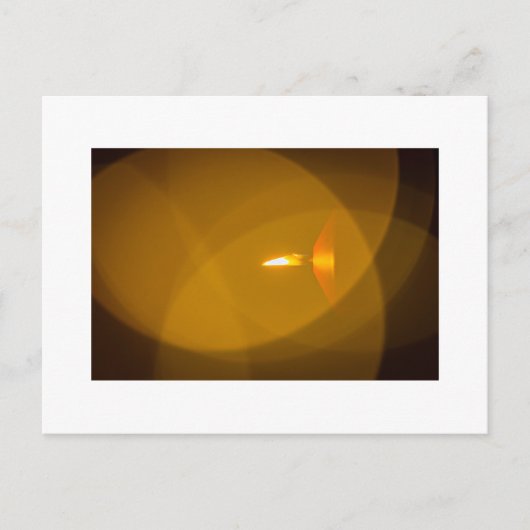 Eine brennende Kerze Briefkaart (Voorkant)