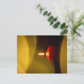 Eine brennende Kerze Briefkaart (Staand voorkant)