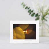 Eine brennende Kerze Briefkaart (Staand voorkant)