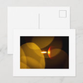 Eine brennende Kerze Briefkaart (Voorkant / Achterkant)