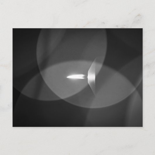 Eine brennende Kerze Briefkaart (Voorkant)