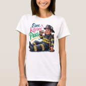 "Eine kleine Pause" Feuerwehrmann T-shirt (Voorkant)