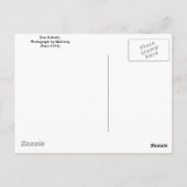 Eine Kokette Briefkaart (Achterkant)