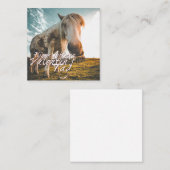 Einen schönen Valentinstag mit schauendem Pferd Notitiekaartje (Voorkant / Achterkant)