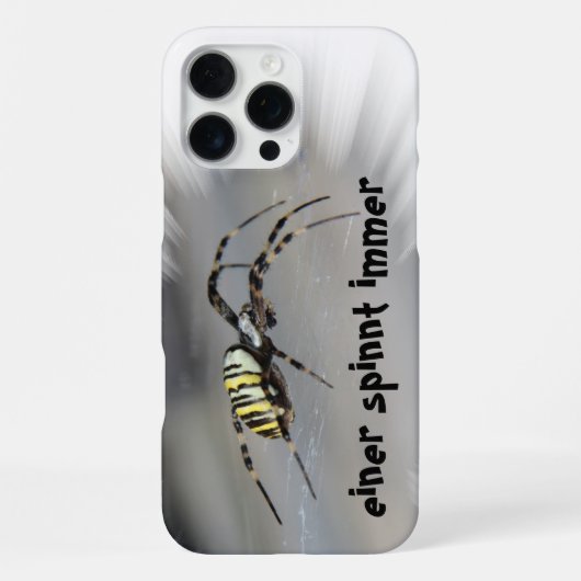 Einer spinnt immer iPhone Hüllen Hoesje (Achterkant)