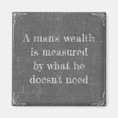 Eines Menschen Reichtum Magneet (Voorkant)