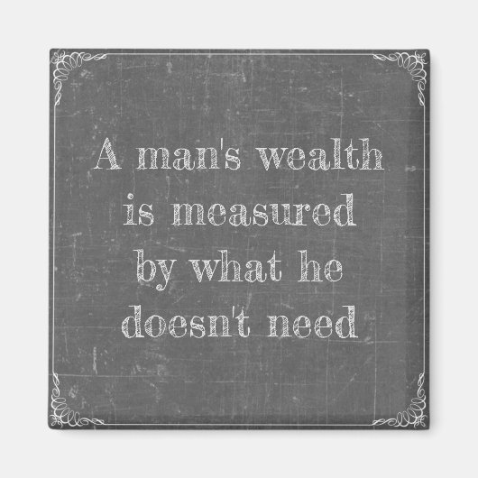 Eines Menschen Reichtum Magneet (Voorkant)