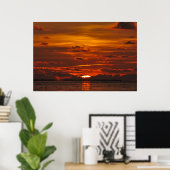 Einfach Meer an der Wand! Poster (Thuiskantoor)