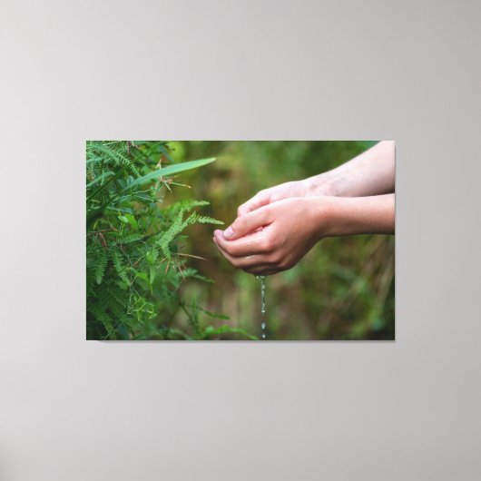 Einfach zum Träumen und Entspannen.. Canvas Afdruk (Voorkant)