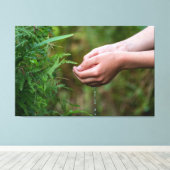 Einfach zum Träumen und Entspannen.. Canvas Afdruk (Insitu (Houten vloer))