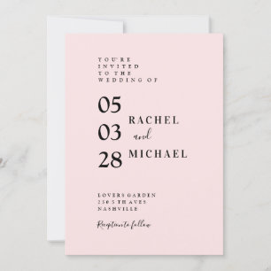 Einfache Einladung Uitnodiging