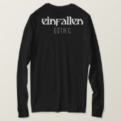 Einfallen gothic t-shirt (Design achterkant)
