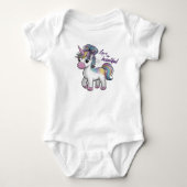 Einhorn-Baby-Strampler Romper (Voorkant)