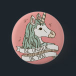 Einhorn Button 5,7 cm Rund<br><div class="desc">Einhorn Button 5, 7 cm Rund.</div>