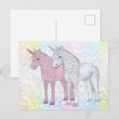 Einhörner Briefkaart (Voorkant / Achterkant)
