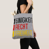 Einigkeit Recht Freiheit Bag, Duitse Motto Tote Bag (Dichtbij)