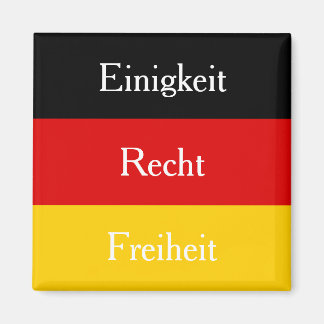 Einigkeit Recht Freiheit Duits Magneet