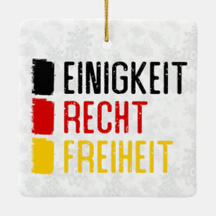 Einigkeit Recht Freiheit Duits Ornament