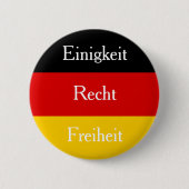 Einigkeit Recht Freiheit  Duits Ronde Button 5,7 Cm (Voorkant)