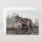 Einiosaurus dinosaur - 3D rendering Briefkaart (Voorkant / Achterkant)