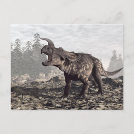 Einiosaurus dinosaur - 3D rendering Briefkaart