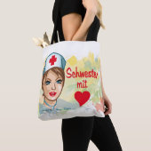 Einkaufsbeutel - Schwester mit Herz Tote Bag (Dichtbij)