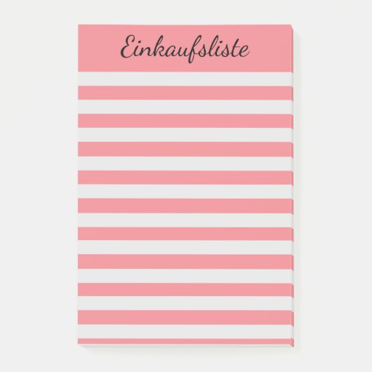 Einkaufsliste Post-it® Notes (Voorkant)
