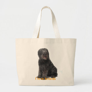 Einkaufstasche I love briards Grote Tote Bag