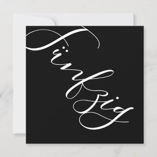 Einladung Geburtstag (inkl. Briefumschlag) Kaart (Voorkant)