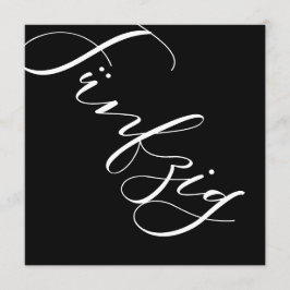 Einladung Geburtstag (inkl. Briefumschlag) Kaart