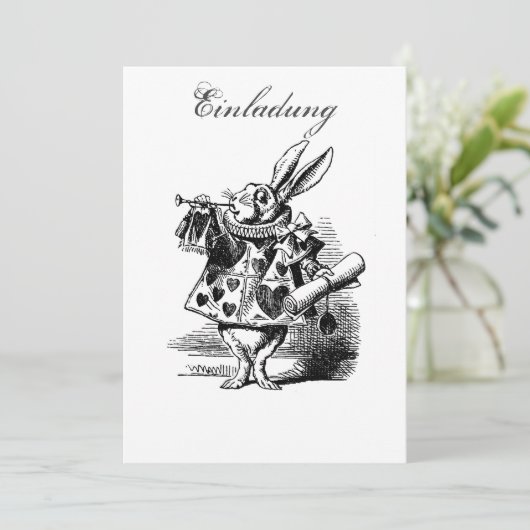 Einladung Kaart (Staand voorkant)