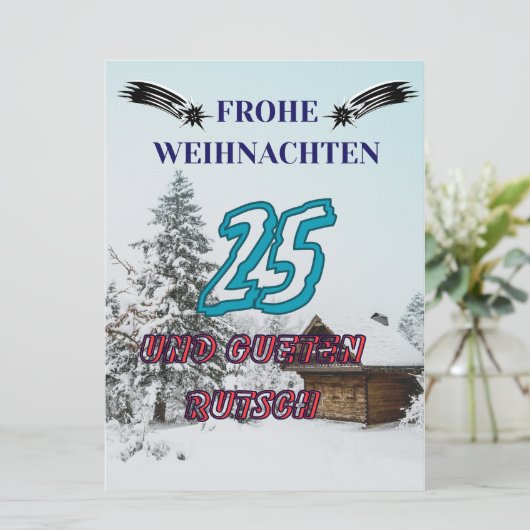 EINLADUNG KAART (Staand voorkant)