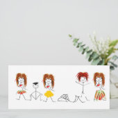 Einladung Kaart (Staand voorkant)