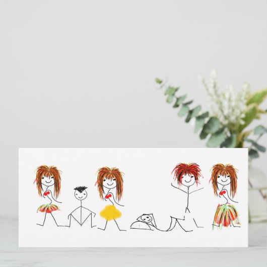 Einladung Kaart (Staand voorkant)